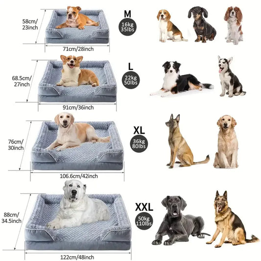 Waterproof Fabric Removable and Washable Pet Dog Bed
